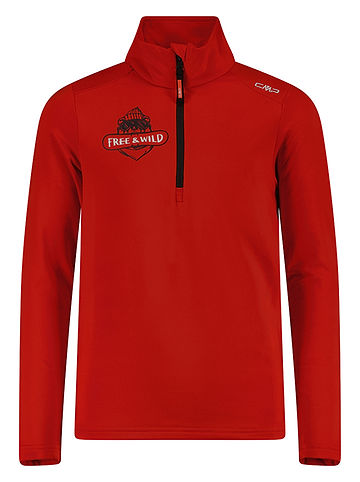 Functionele longsleeve rood