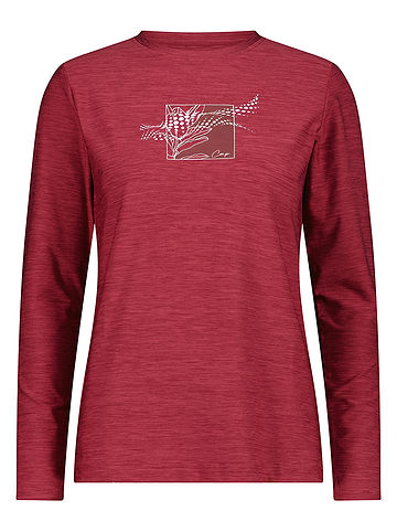 Functionele longsleeve rood