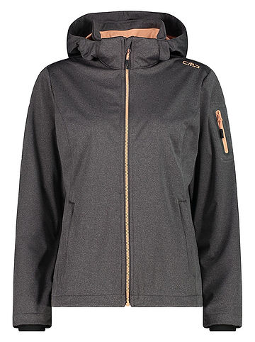 Softshelljacke in Anthrazit