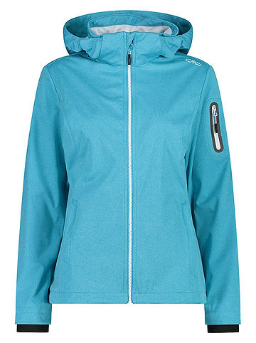 Softshelljacke in Hellblau
