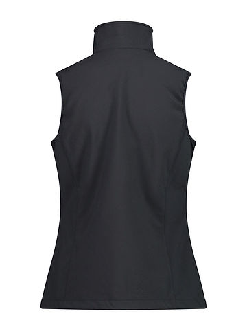 Softshellweste in Schwarz