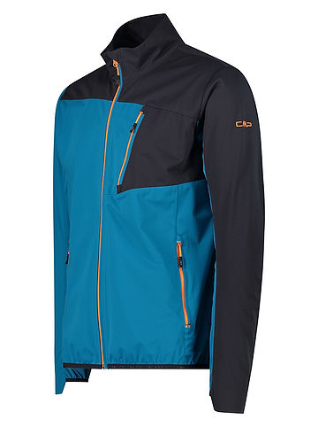 Softshelljas blauw