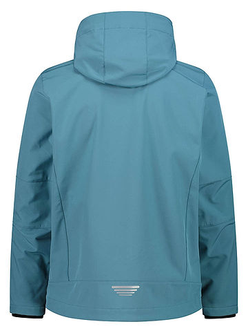 Softshelljacke in Hellblau