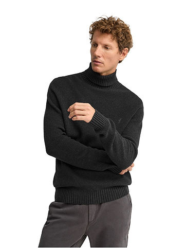 Rollkragenpullover in Schwarz