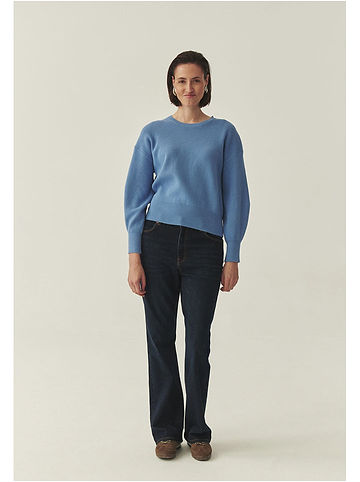 Pullover in Hellblau