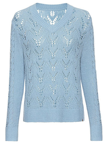 Pullover in Hellblau