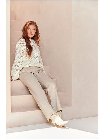 Pullover in Creme