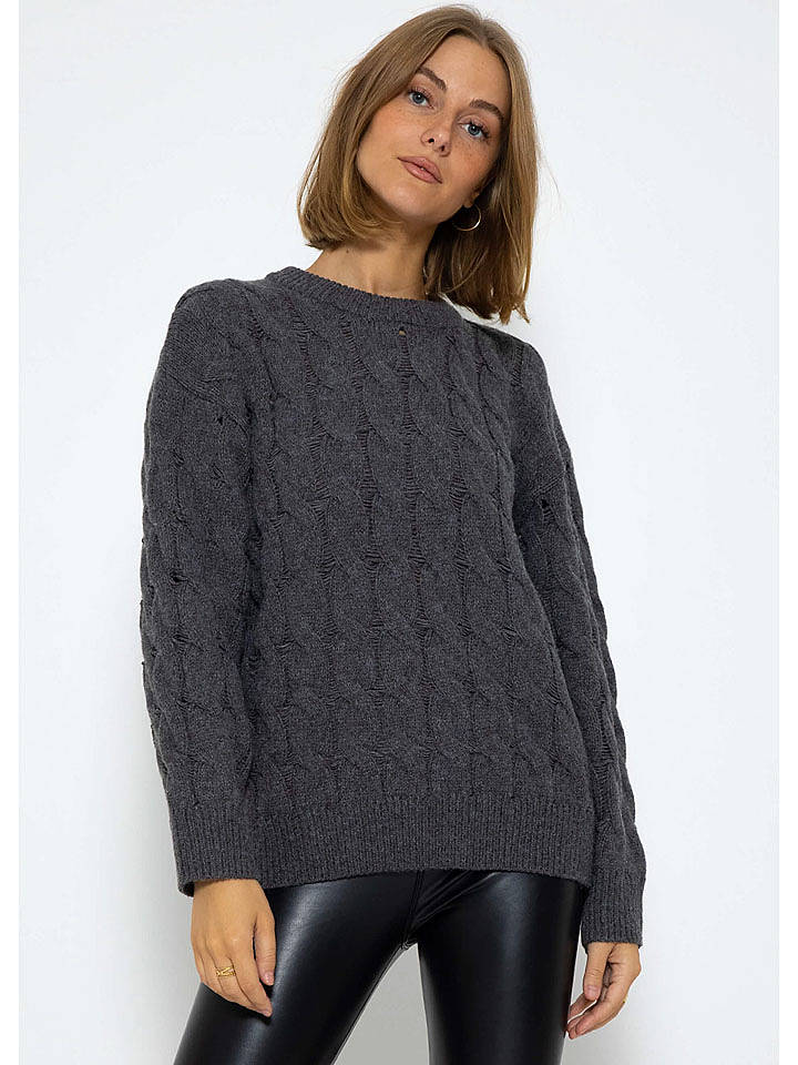 Pullover in Grau