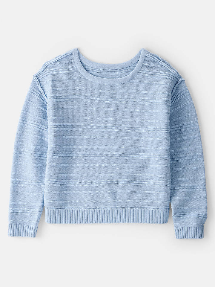 Pullover in Hellblau