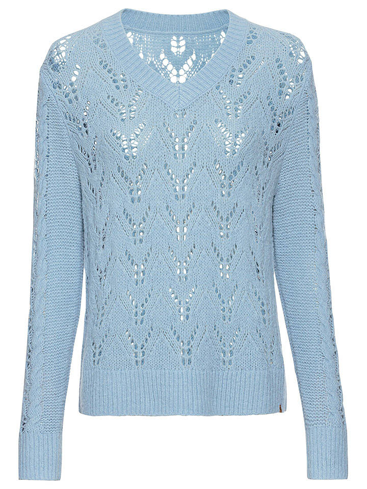 Pullover in Hellblau