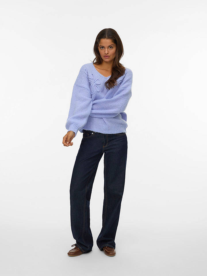 Pullover in Hellblau