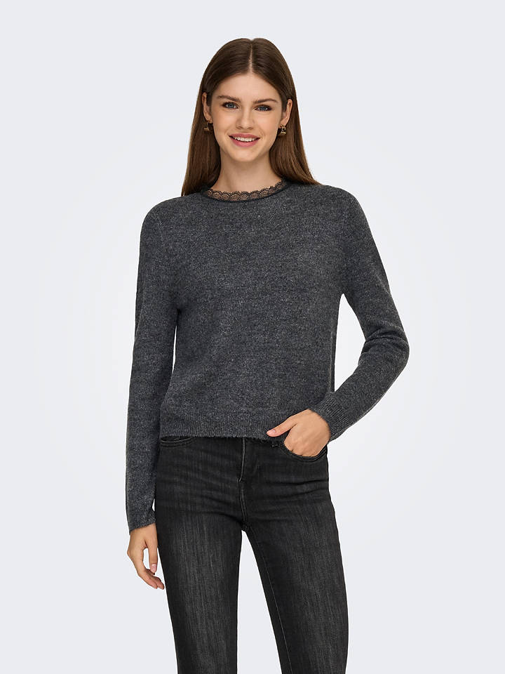 Pullover in Anthrazit