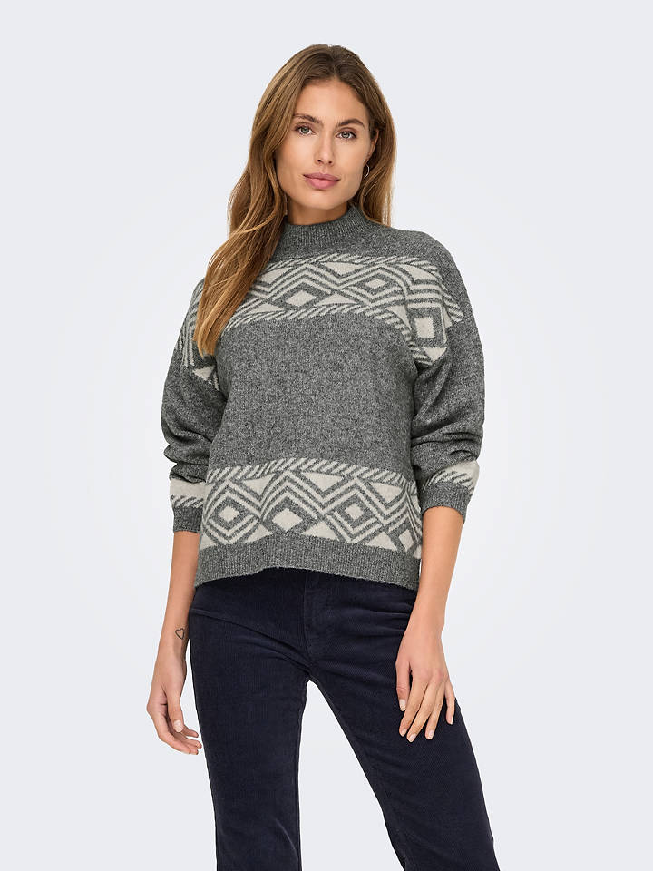 Pullover in Grau
