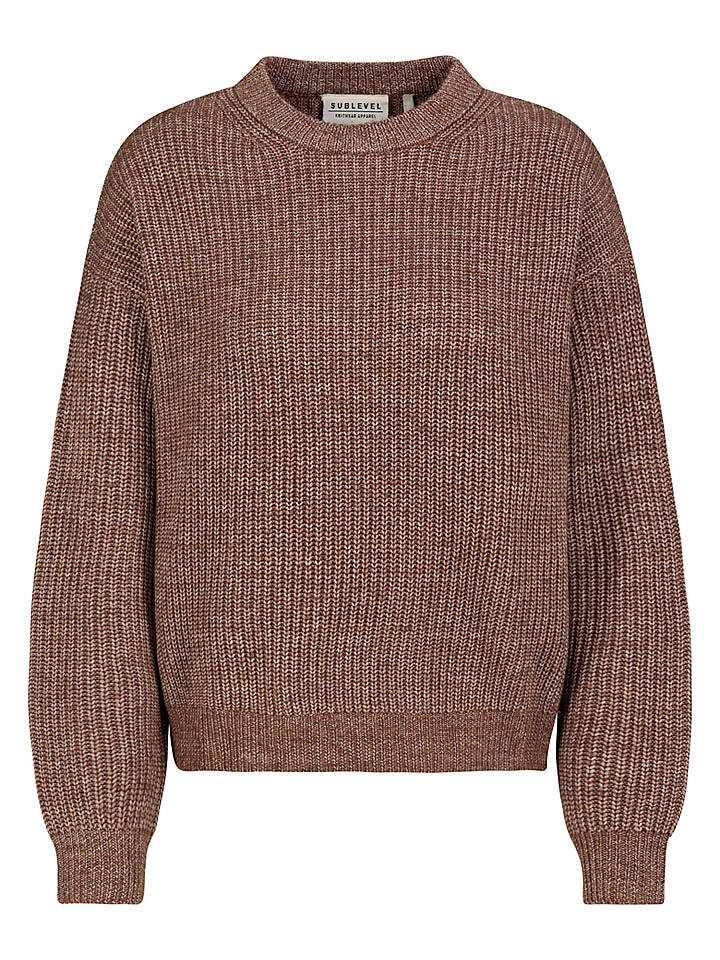 Pullover in Hellbraun