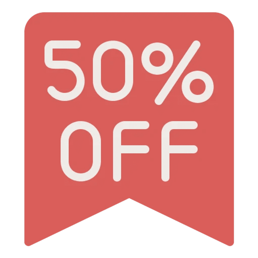 50% Off