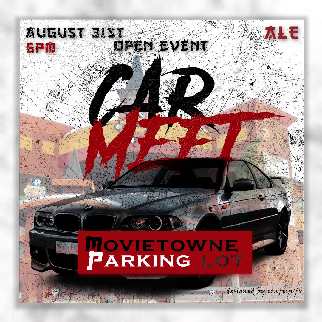 ALE Car Meet Poster