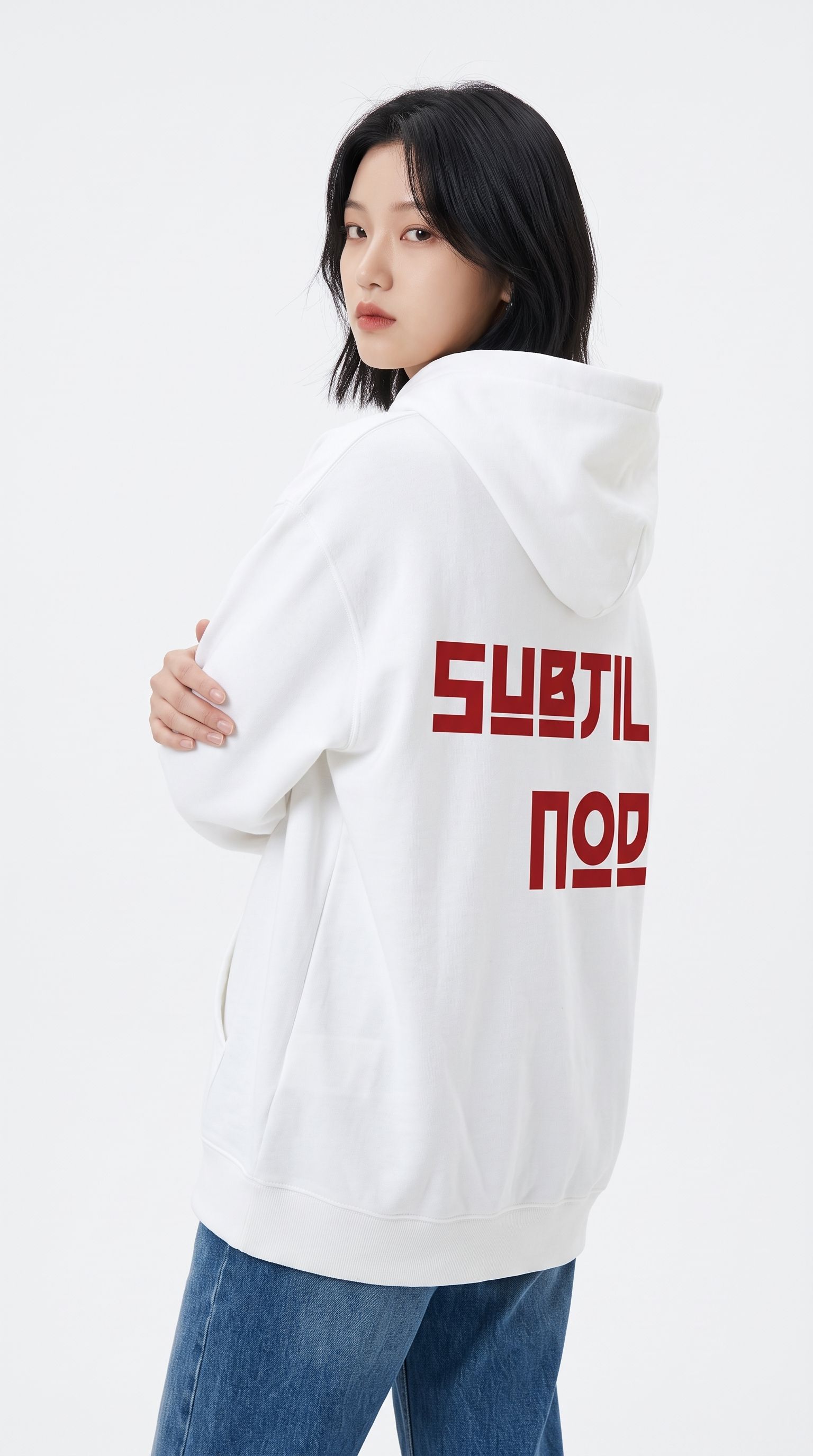 Essential Oversize Hoodie — porté