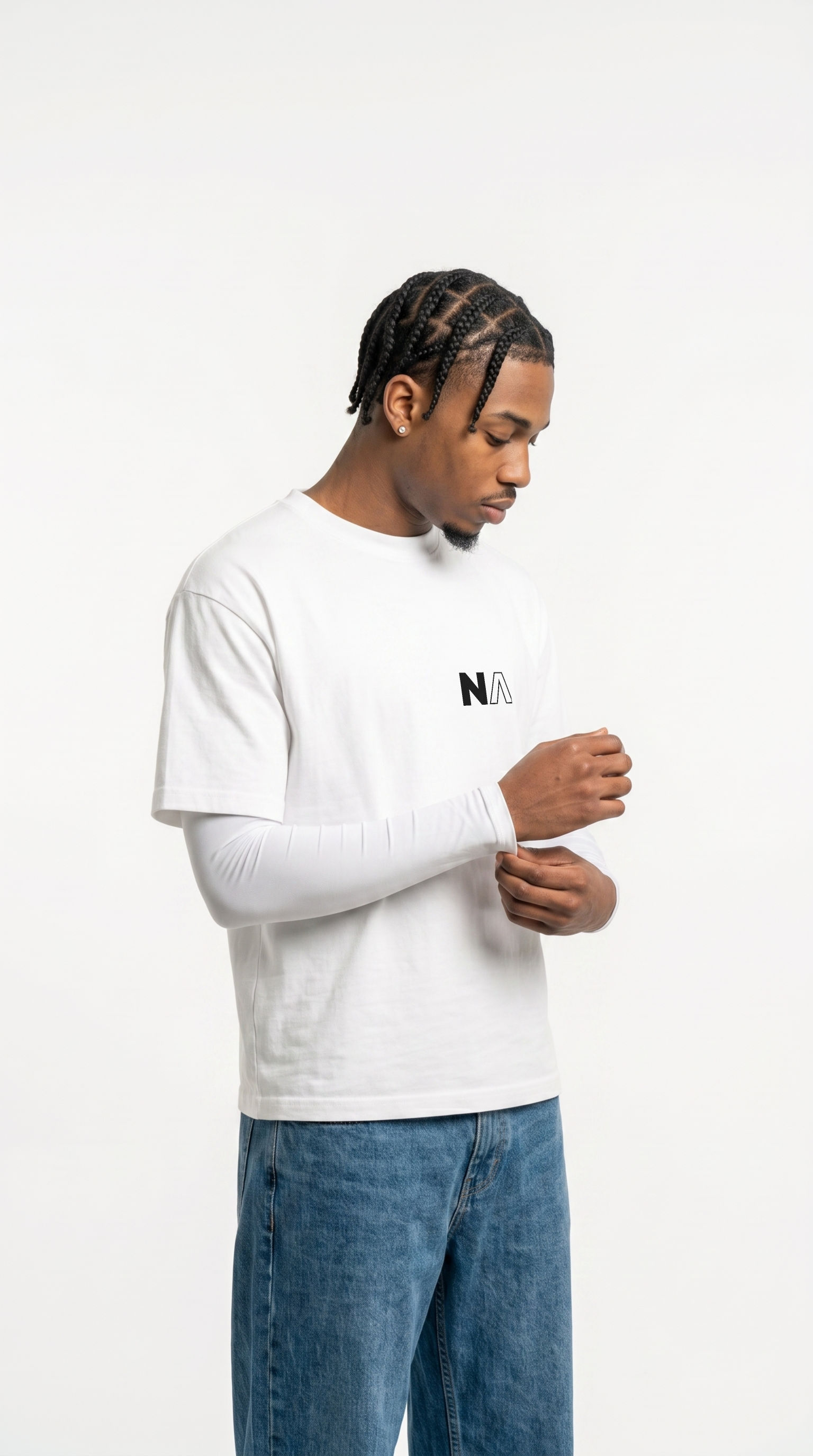 Oversize T-shirt — Signature Edition — porté