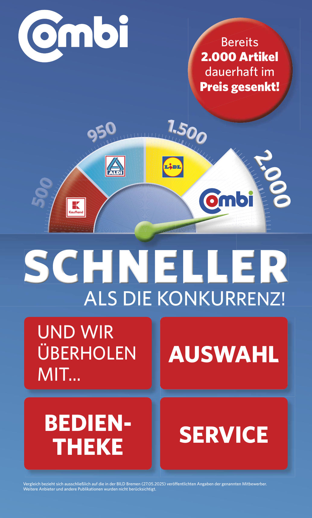 SCHNELLER ALS DIE KONKUREENZ!