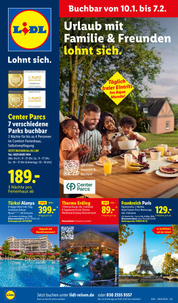 Urlaub mit Familie & Freunden