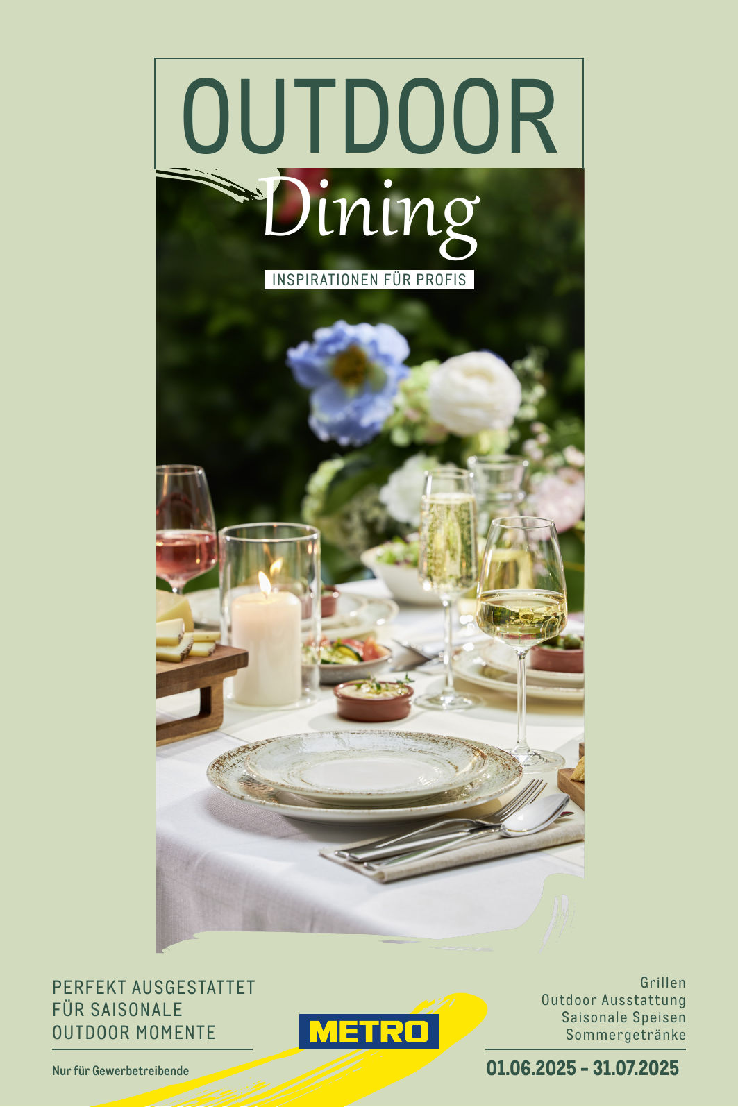 Saisonkatalog "Outdoor Dining"