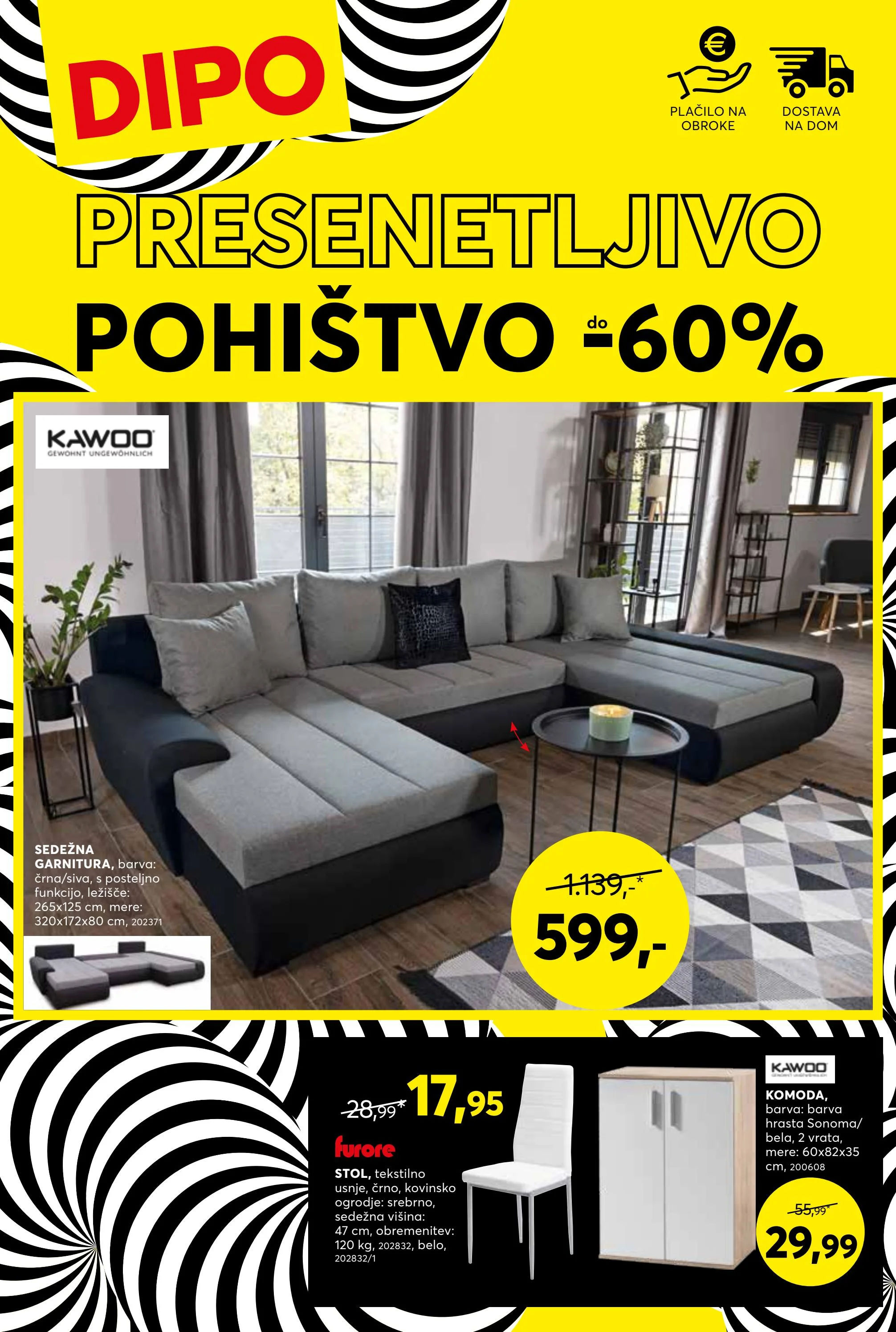 Pohištvo do -60%