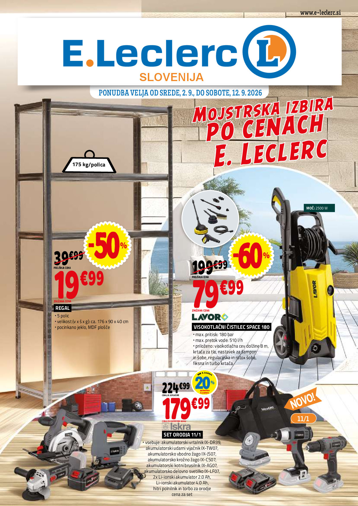 E.Leclerc katalog Vse za mojstre