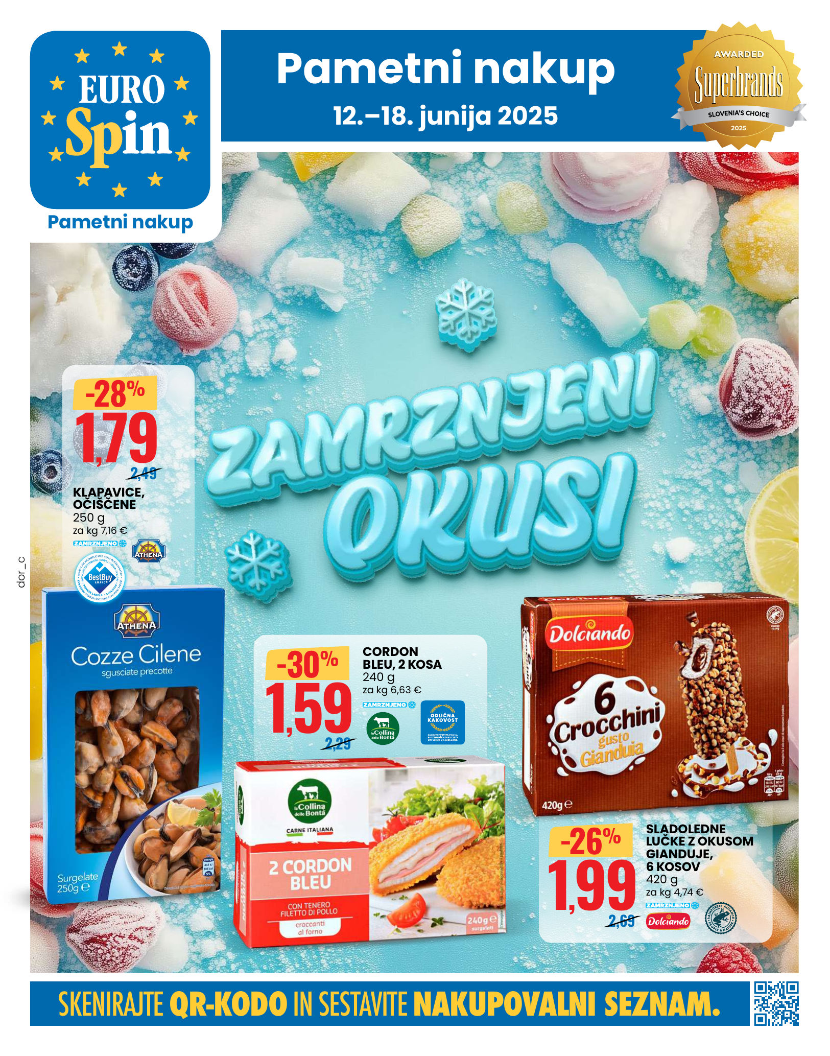 Zamrznjeni okusi od 12. do 18. junija