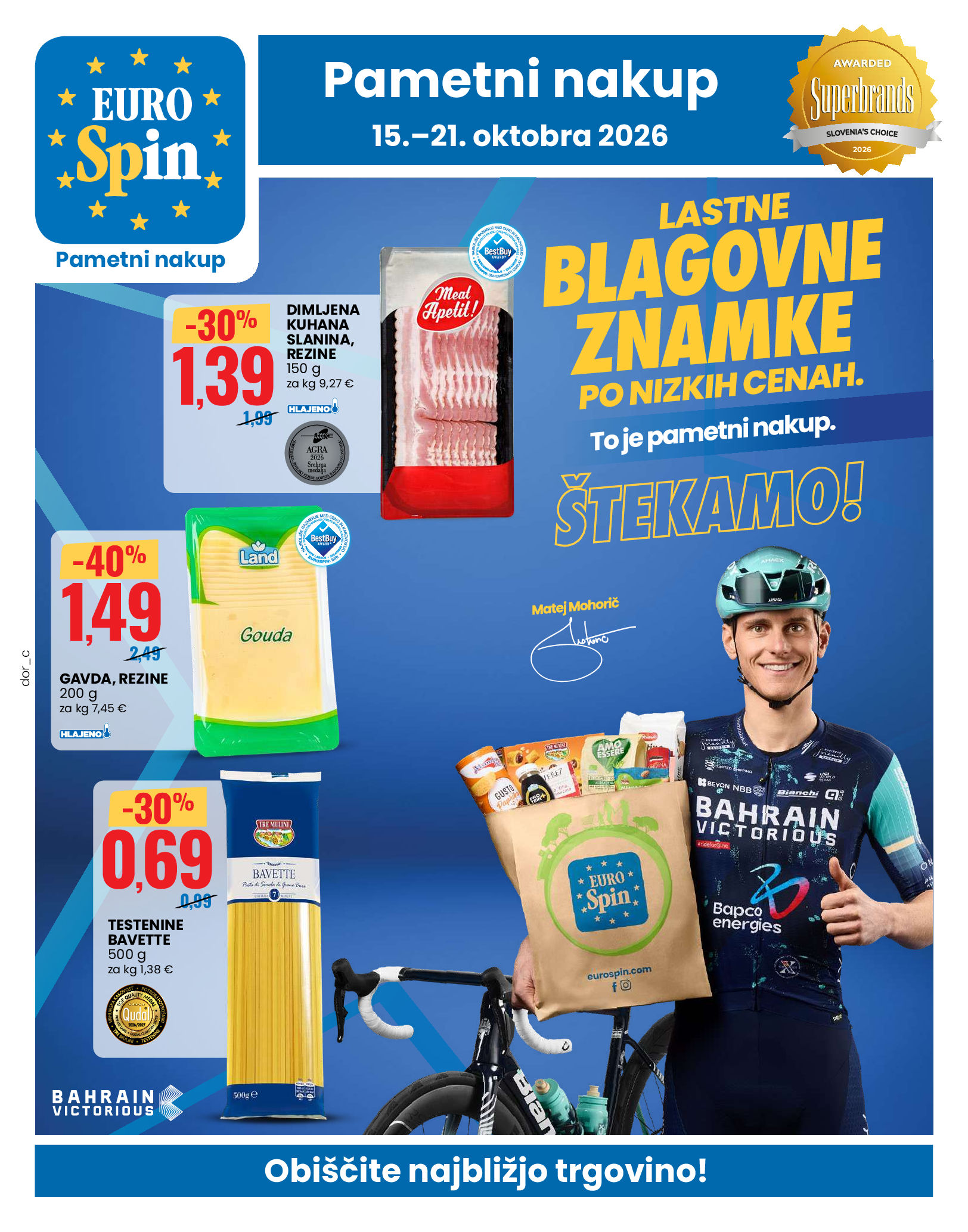 Lastne blagovne znamke od 15. do 21. oktobra