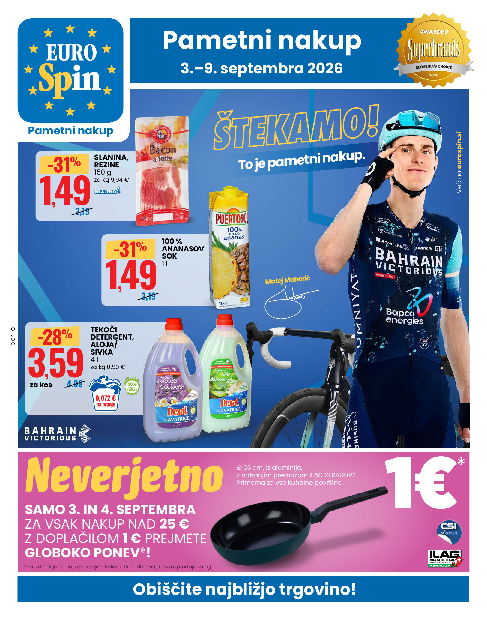 Štekamo pametni nakup od 3. do 9. septembra