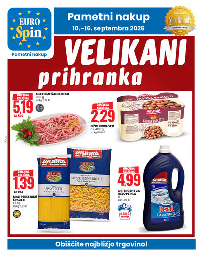 Velikani prihranka od 10. do 16. septembra
