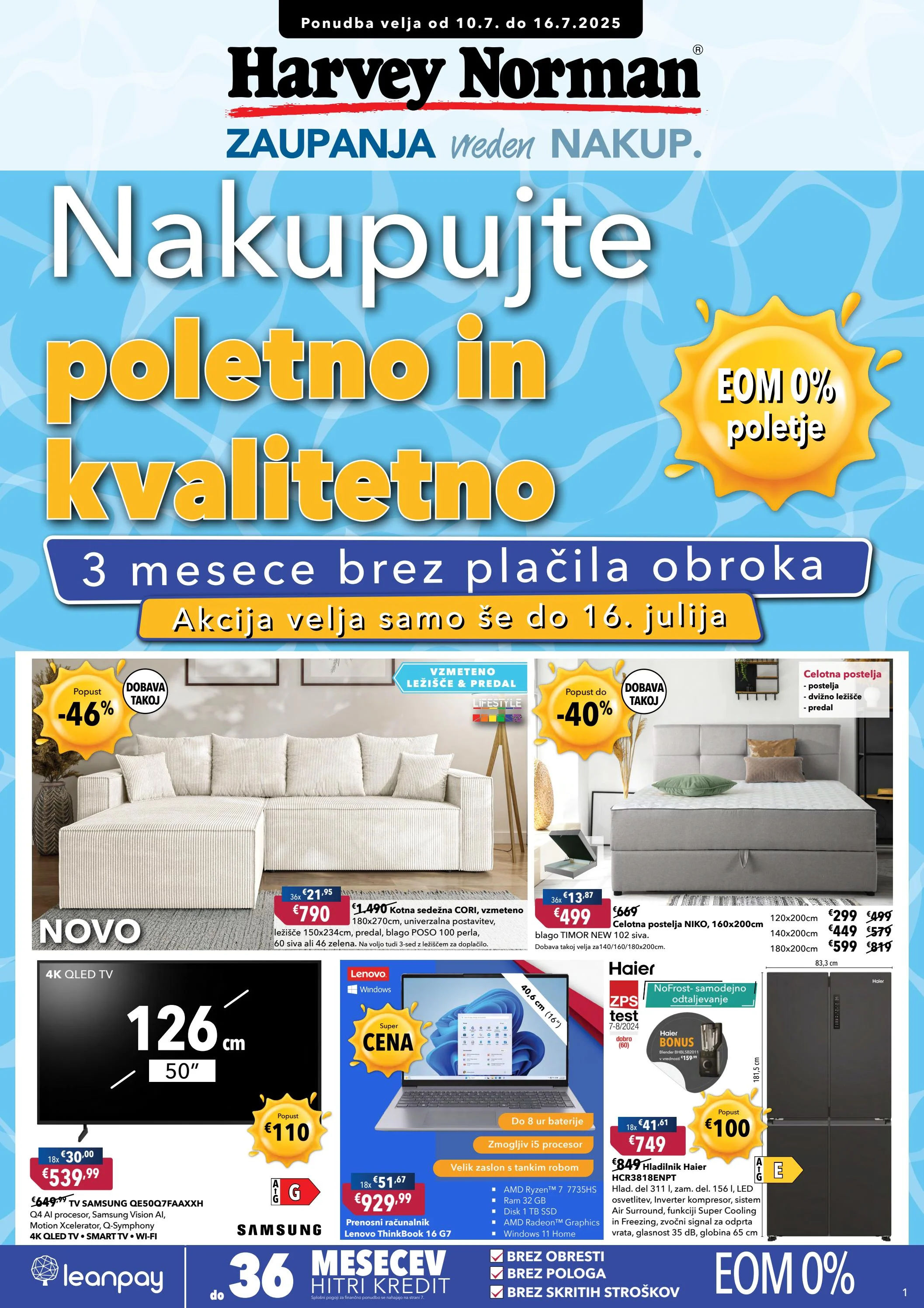 Nakupujte poletno in kvalitetno do 16. julija