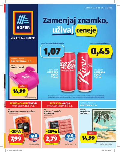 HOFERjev letak od 29. 5. 2025