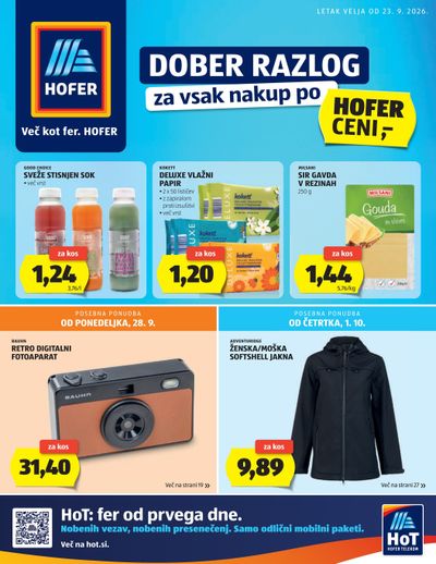 Letak od 23. 9. 2026