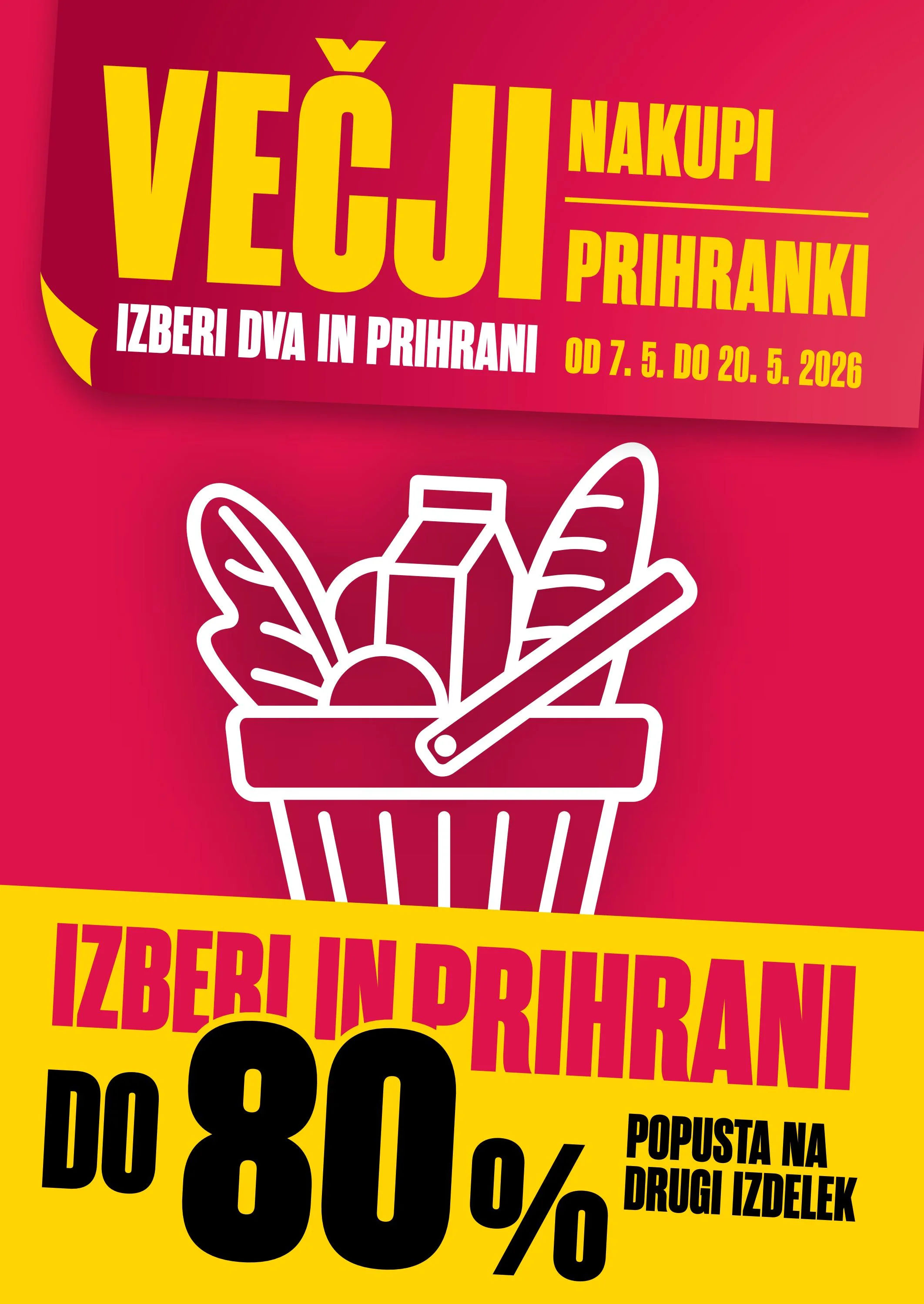 Katalog Veliki nakupi, veliki prihranki od 7. 5. do 20. 5. 2026