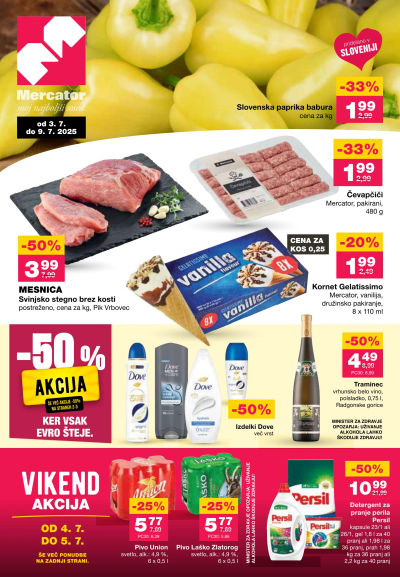 Redni katalog od 3. 7. do 9. 7. 2025