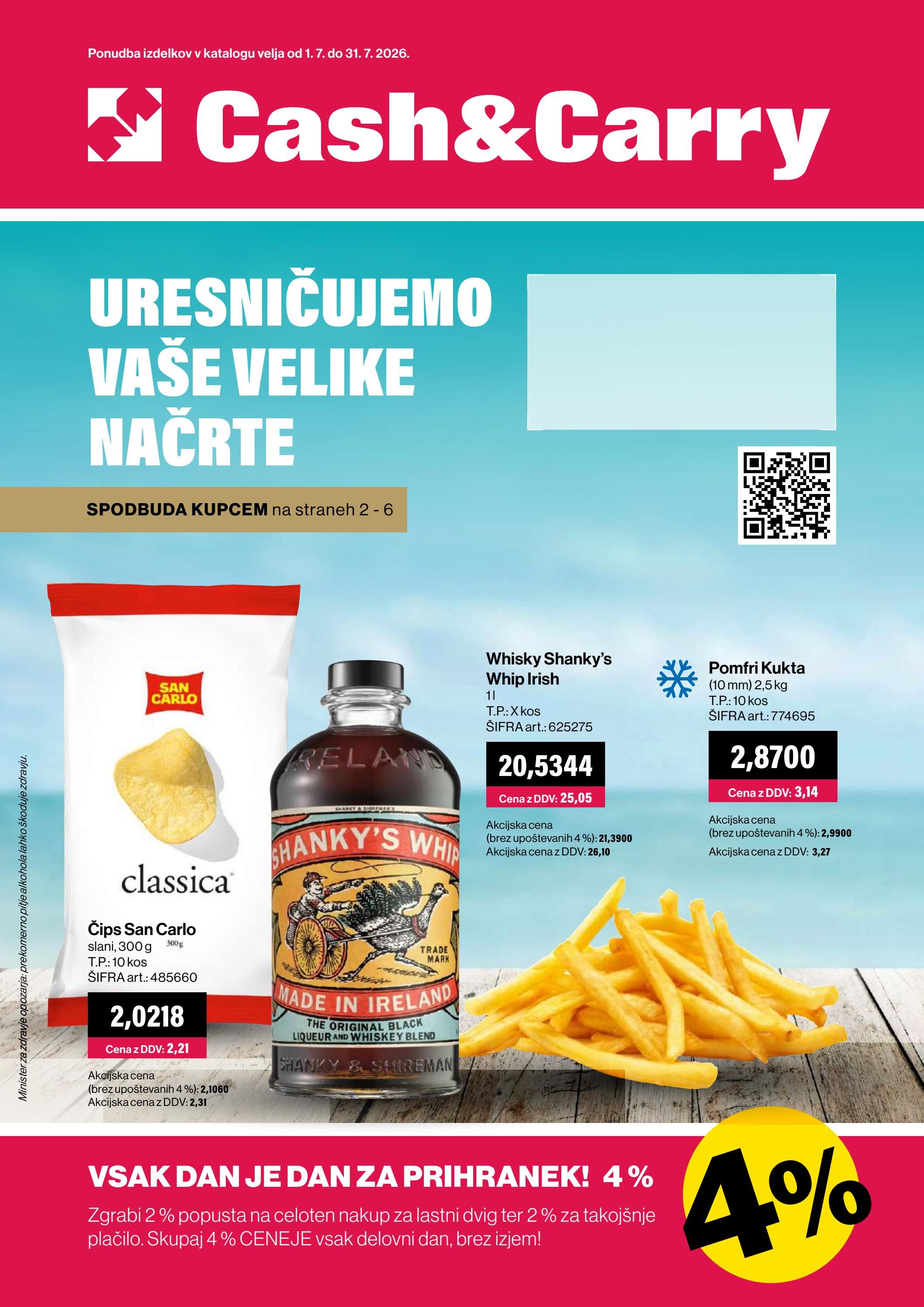 Mercator Cash&Carry: Redni katalog od 1. 7. do 31. 7. 2026