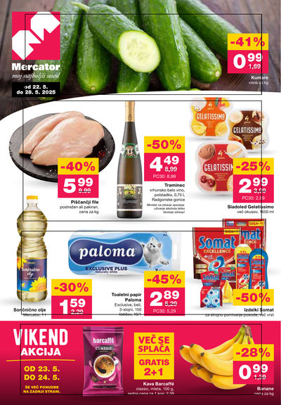 Redni katalog od 22. 5. do 28. 5. 2025