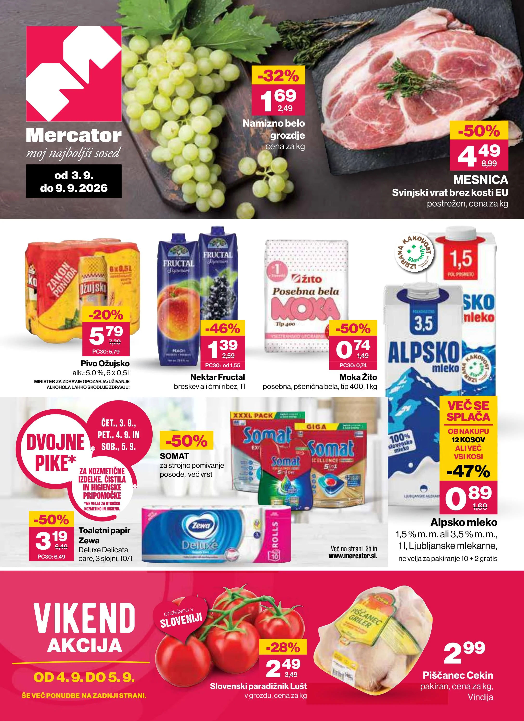 Redni katalog od 3. 9. do 9. 9. 2026