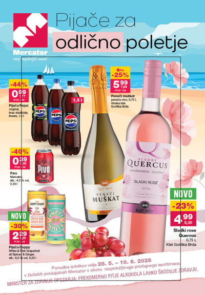 Tematski katalog od 28. 5. do 10. 6. 2025: Pijače za odlično poletje