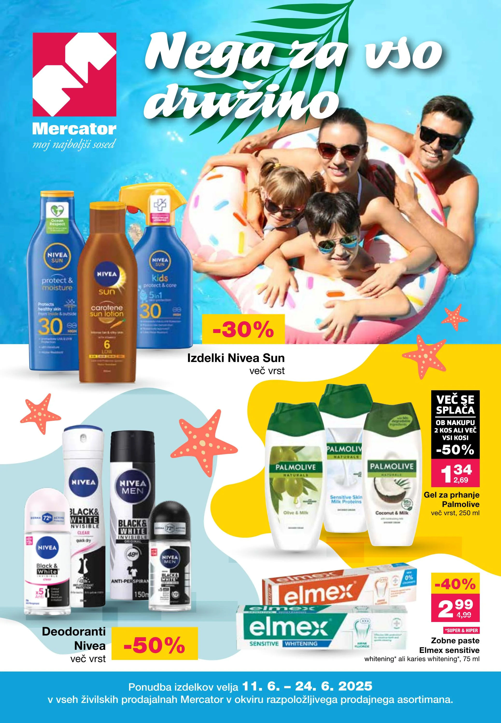 Tematski katalog od 11. 6. do 24. 6. 2025: Nega za vso družino
