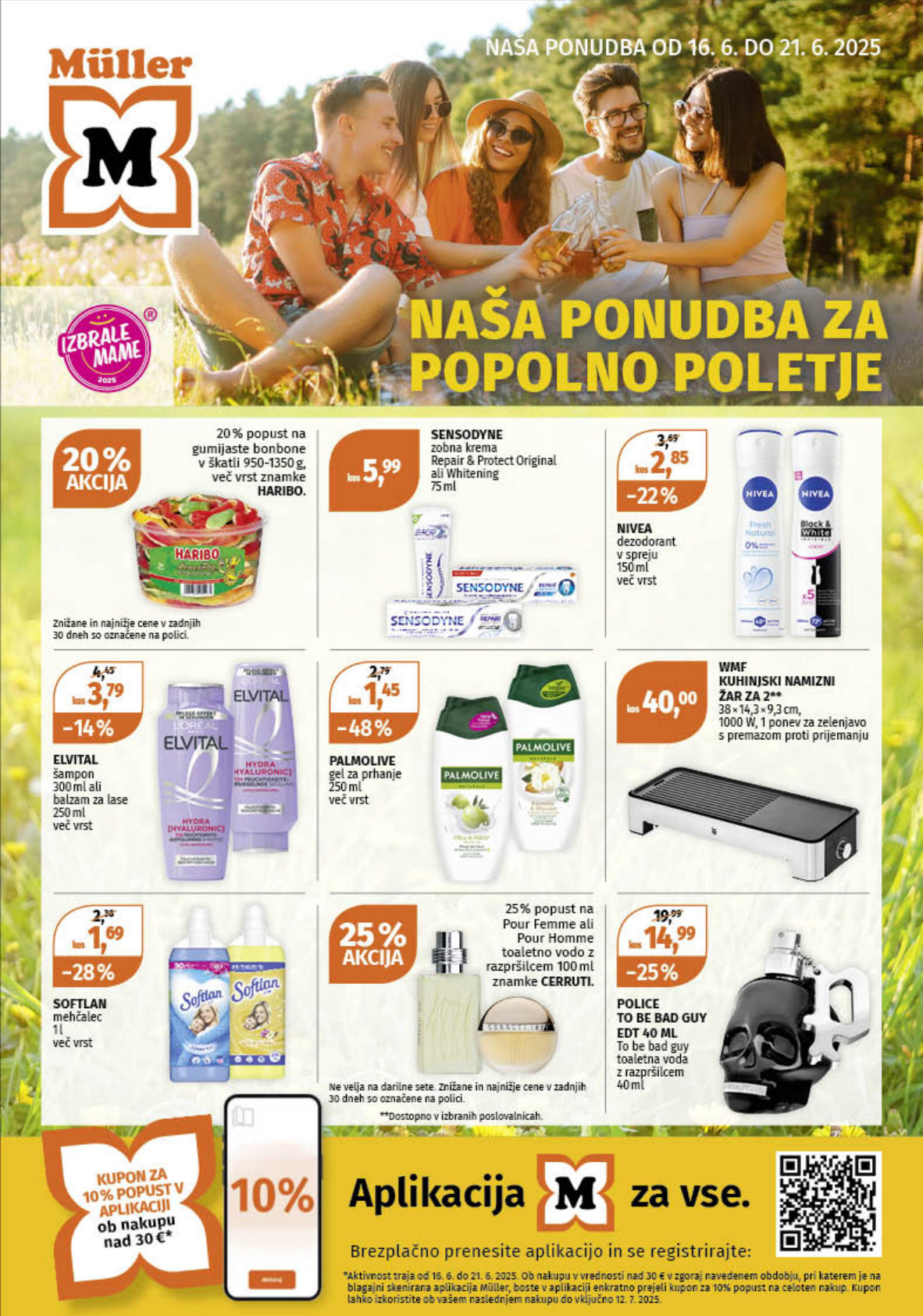 Veljavno od 16. 6. do 22. 6. 2025 v Sloveniji