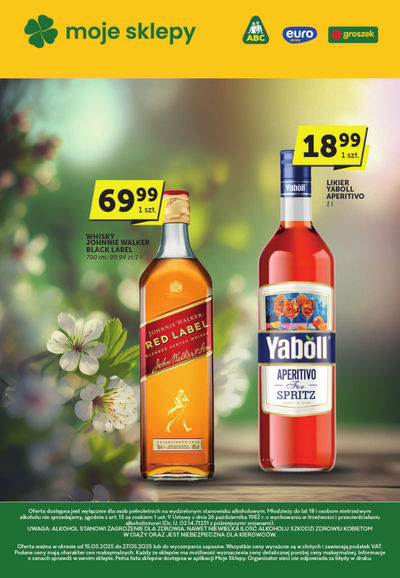 Ulotka alkoholowa -nr 10 E katalog GR ES ABC