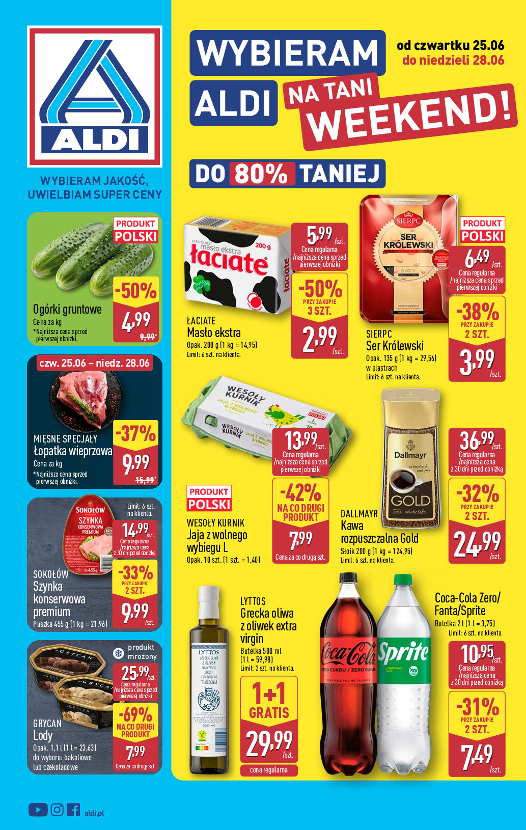 Sprawdź ofertę weekendową w super cenach ALDI!