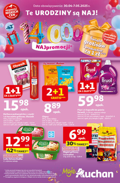 Te URODZINY są NAJ Moje Auchan