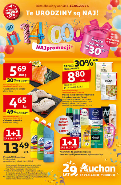 Te URODZINY są NAJ Hipermarket Auchan