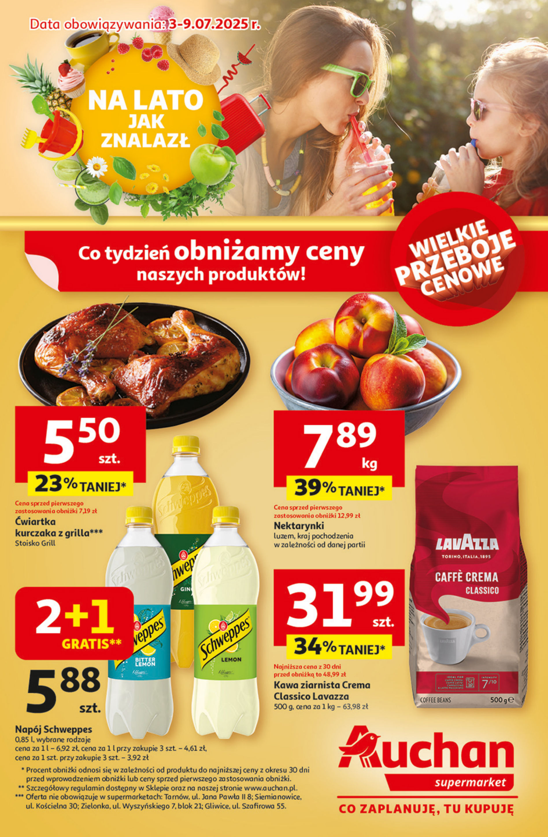 Gazetka NA LATO JAK ZNALAZŁ Supermarket Auchan