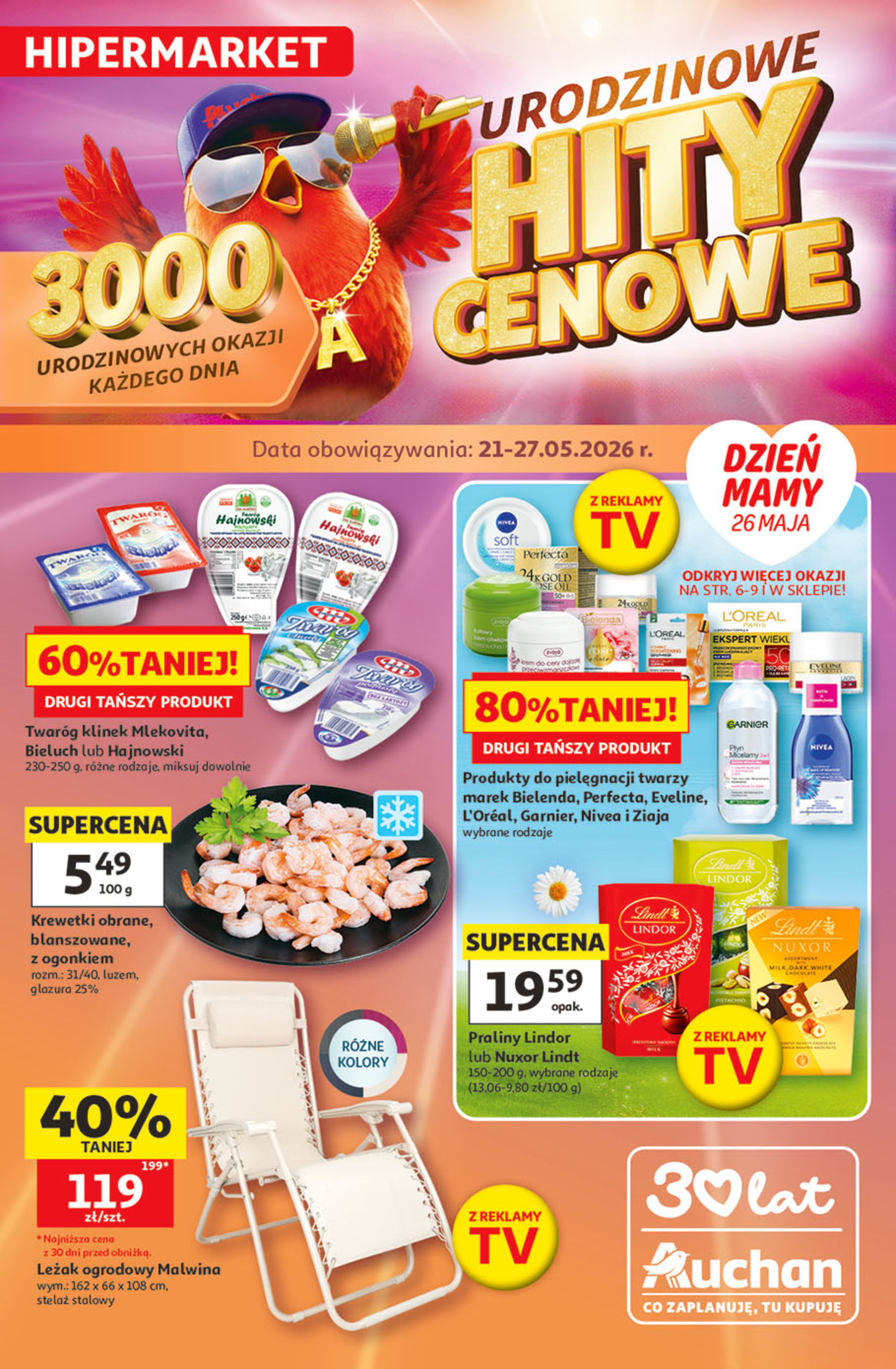 Gazetka 30 Lat Hipermarket Auchan