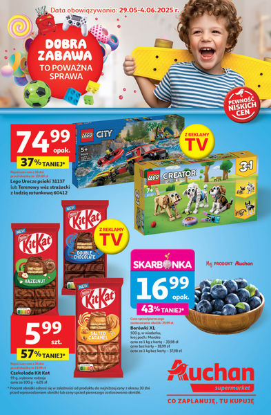 Dobra Zabawa to Poważna Sprawa Supermarket Auchan