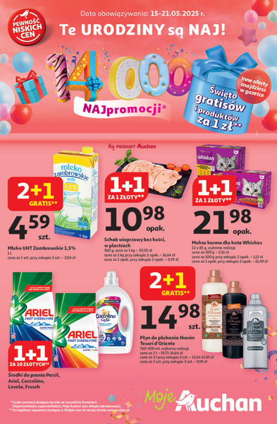 Te URODZINY są NAJ Moje Auchan